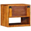 vidaXL Bedside Cabinet 2 pcs Brown 40 x 35 x 35 cm Solid Acacia Wood