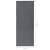 vidaXL Dirt Trapper Carpet Runner 100x300 cm Grey