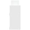 vidaXL Wall Cabinet 100x18x40 cm White Engineered Wood