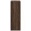 vidaXL Sideboard with LED Brown Oak 72x34x100 cm Engineered Wood