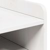 vidaXL Bedside Table 2 pcs White 38 x 36 x 29.5 cm Solid pine wood