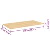 vidaXL Table Top 140x70x2.5 cm Solid Wood Pine