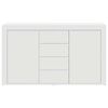 vidaXL Sideboard with Drawer White 120 x 36 x 69 cm Engineered Wood