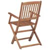 vidaXL Folding Outdoor Chairs 6 pcs Solid Acacia Wood