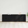 vidaXL Sideboard Black Oak 240 x 33 x 70 cm Engineered Wood