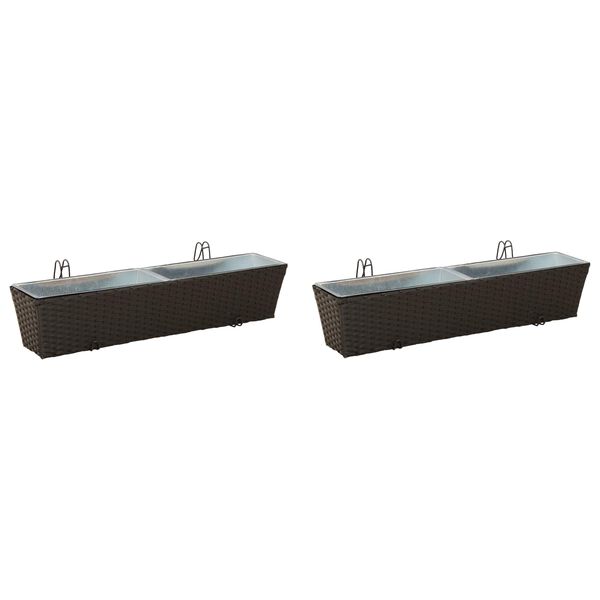 vidaXL Railing Metal