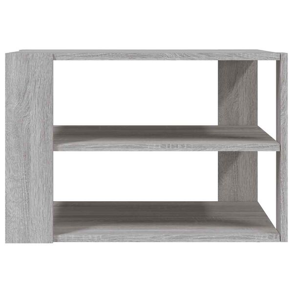 vidaXL Coffee Table Grey Sonoma 58x58x40 cm Engineered Wood