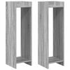vidaXL Plant Stand 2 pcs Grey Sonoma 30 x 30 x 100 cm Engineered Wood