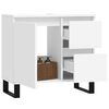 vidaXL Bathroom Cabinet White 65x33x60 cm Engineered Wood