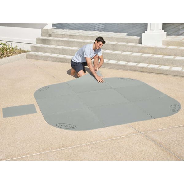 Lay-Z-Spa Pool Floor Protector Grey 216x216 cm 10 pcs