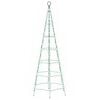 vidaXL LED Christmas Tree 180 cm 168 LEDs Multicolour iron Black