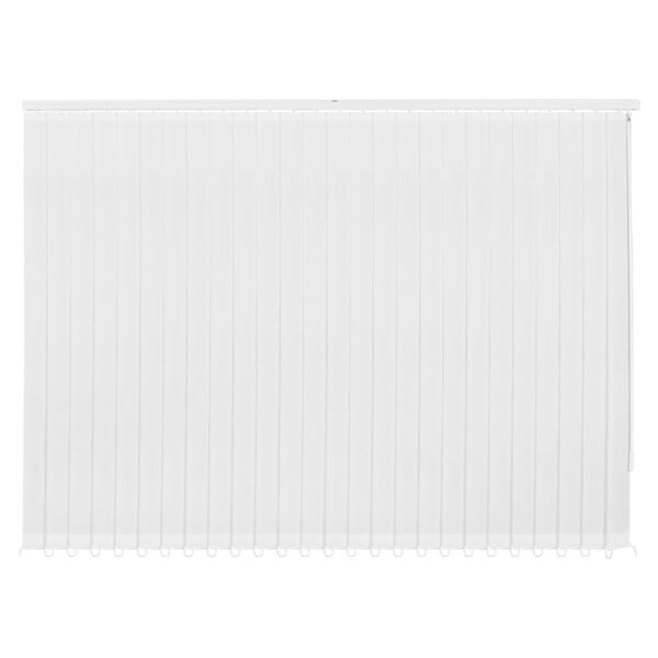 vidaXL Vertical Blinds White Fabric 120x250 cm