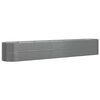 vidaXL Garden Raised Bed | Grey | Powder-coated steel | Large | Built to Last