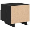 vidaXL Bedside Cabinet Black Oak 40 x 39 x 37 cm Engineered Wood