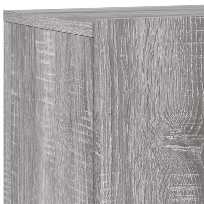 vidaXL 6 Piece TV Wall Units Grey Sonoma Engineered Wood