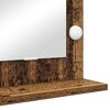 vidaXL Vanity Mirror Rectangular with Mirror Old Wood 60 x 55 x 18 cm