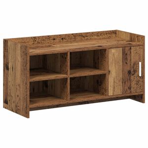 vidaXL Shoe Cabinet Old Wood 100 x 39.5 x 51 cm Engineered Wood