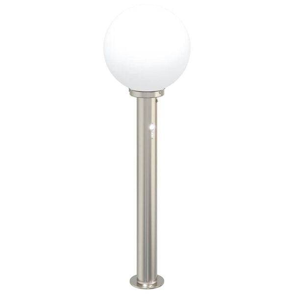 vidaXL Bollard Lights with Sensor 3 pcs 80 cm Stainless Steel IP44
