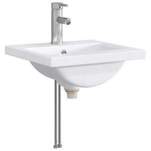 vidaXL Bathroom Wash Basin Chrome 42 x 40 x 16.5 cm Metal