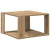 vidaXL Coffee Table Artisan Oak 51.5 x 51.5 x 30 cm Engineered Wood