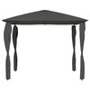 vidaXL Gazebo with Post Covers 3x3x2.6 m Anthracite 160 g/m&sup2;