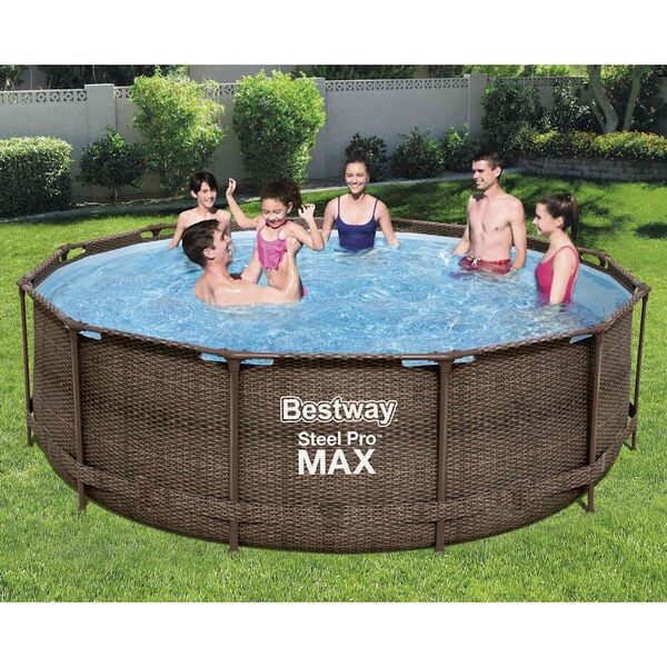 Bestway Steel Pro MAX Swimming Pool Set &ldquo;Deluxe Series&rdquo; Round 366x100 cm