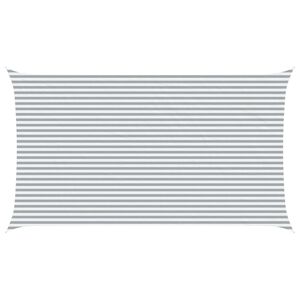 vidaXL Sun Shade Sail Light Grey and White 7 x 4 m