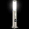vidaXL Bollard Lights with Sensor&Outlet 3pcs 50 cm Stainless Steel IP44