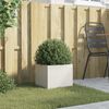 vidaXL Planter White 32x30x29 cm Steel