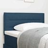 vidaXL LED Headboard with LED Strip Lights Blue 100 cm Polyester