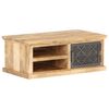 vidaXL Coffee Table with Door 90x50x35 cm Solid Mango Wood