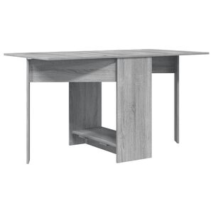 vidaXL Dinning Table 138 x 70 x 73.5 cm Engineered Wood Grey Sonoma