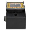 vidaXL Automatic Card Shuffler Black 2 Decks