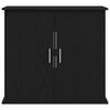vidaXL Aquarium Stand Black Oak 81x36x73 cm Engineered Wood