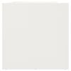 vidaXL Planter White 62x30x29 cm Steel