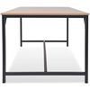 vidaXL Dining Table Ash 180x90x76 cm