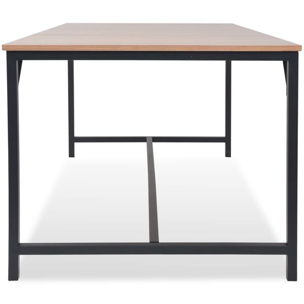 vidaXL Dining Table Ash 180x90x76 cm