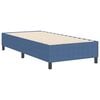 vidaXL Platform Bed Frame Blue 80 x 200 cm Fabric