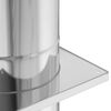 vidaXL Chimney Extension Silver 35 x 35 x 65 cm Stainless Steel