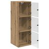 vidaXL Wall Cabinet Artisan Oak 35 x 37 x 102 cm Engineered Wood