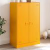 vidaXL Sideboard Mustard Yellow 67x39x107 cm Steel