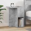 vidaXL End Table Concrete Grey 35 x 40 x 55 cm Engineered Wood