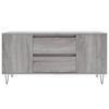 vidaXL Coffee Table Grey Sonoma 102x44.5x50 cm Engineered Wood