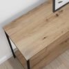 vidaXL Console Table Artisan Oak 100 x 34.5 x 75 cm Engineered wood