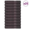 vidaXL Sauna Towels "FROGN" 25 pcs Anthracite 80x200 cm 360 gsm