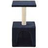 vidaXL Cat Tree with Sisal Scratching Post 55 cm Dark Blue