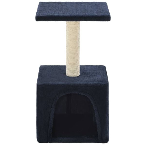 vidaXL Cat Tree with Sisal Scratching Post 55 cm Dark Blue