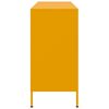 vidaXL Sideboard Mustard Yellow 100.5x39x79 cm Steel