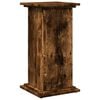 vidaXL Display Stand with Storage Smoked Oak 31x30x60 cm