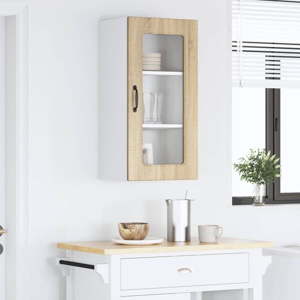 vidaXL Kitchen Cabinet with Storage Kalmar Sonoma Oak 40 x 31 x 80 cm